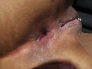 Bombshell Gabriella Gushi fisting herself with a hand and a dildo 11/16