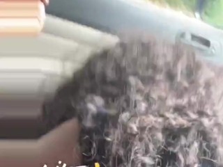 She sucked my cum out right in front of her boyfriend house in the middle of the street 🏠😈🤤