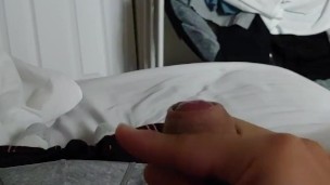 Stroking my dick