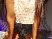 JOI Virtual SEX-CABELELEIRA gostosa te faz um atendimento especial part2 💦/ROLEPLAY ASMR/POV/morena 14/16