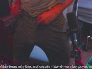 Quick Dick Flash in My Tight Shorts On Webcam 13/16