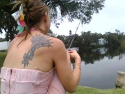 fishing no panty upskirt pt.2 3/16