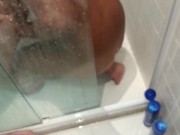 Real homemade, teacher 40 yo seducing 18 yo boy NO CONDOMS at shower while husband films 9/16