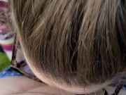 Swallowing my gardener's seed in the backyard UNCUT DEEPTHROAT 10/16