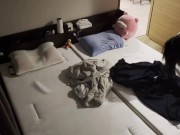 「オナホにして///」ベッドまで待てなくてクローゼットでSEX♡感じまくりで変態発言からの中イキ連発　ハメ撮り　　正常位　喘ぎ声　巨乳　かわいい　素人　カップル　投稿　個人撮影　日本人　えむゆみ　