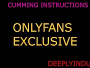 cumming instrucrions listen to my voice and do as your told (audioroleplay) dirty nasty talking 16/16