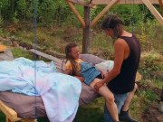 Sex in a swinging pergola - RosenlundX - HD 3/16