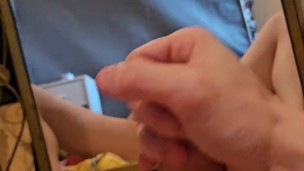 British teen jerks off and eats own cum
