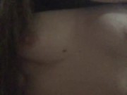 Quick feel of my tiny tits 2/16