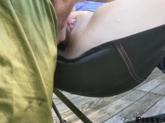 Getting a piss and cum creampie from Daddy😋