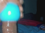 BBC solo glorious explode in pussy stroker 10/16