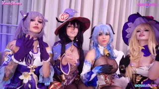 Genshin orgy party by Octokuro, Purple Bitch, Leah Meow and Sia ...
