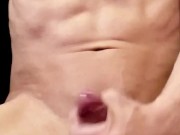 Playing with my dick until I was Horny, then Masturbating until I climax, my dick oozing with cum. 1/16