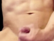 Playing with my dick until I was Horny, then Masturbating until I climax, my dick oozing with cum. 11/16