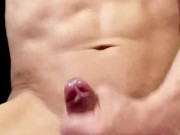 Playing with my dick until I was Horny, then Masturbating until I climax, my dick oozing with cum. 9/16