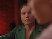 ULTRAFILMS Gorgeous model with beautiful eyes Elizabeth T getting fucked after a successful date 1/16