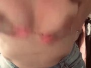 Small tits scratch & squeeze 10/16