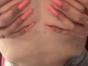 Small tits scratch & squeeze 16/16