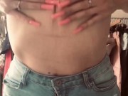 Small tits scratch & squeeze 3/16