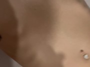 I wake up for cum on her mouth and on her small tits 2/16