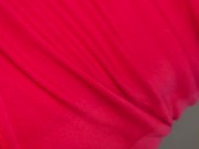 Amelia try’s on red dress, shows her asshole and sucks daddy’s cock 12/16