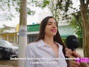 Hermosa brasileña me enseña su apartamento y le dejo el ano lleno de semen. 6/16