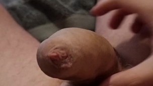 Dad Bod Cums in Friends Bedroom While They Are Out of Town
