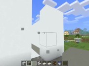 How to build a Modern House with a Pool in Minecraft 7/16