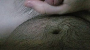 Jerking on my belly