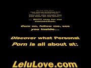 Babe chatting about upcoming boob job consult then curling her long hair as hubby is showering in the background - Lelu Love 16/16