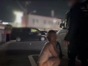 「野外３P」若い男性に野外露出中に見つかり触られ生挿入され最後は口内射精🥰そのまま彼氏と2人に連続でイカされガクガクにされた巨乳熟女💋彼氏の精子も顔に大量顔射され2人分の精子を💕　日本人/無修正 7/16