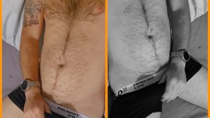 Teasing in mens underwear
