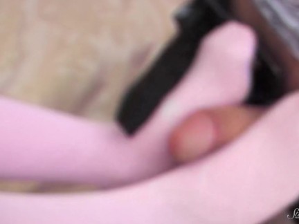 Naughty Cornelia Loves Getting Fucked in Her Pink Stockings!