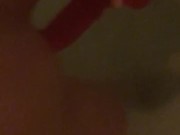 Dildo fuck in the bath 1/16