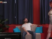 CFNM British babe sucks cock in HJ group 3/16