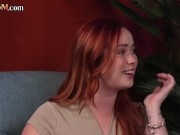 CFNM British babe sucks cock in HJ group 6/16