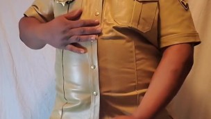 Leather CHP Uniform Wank