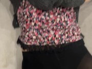 I jerk off on her nylons 1/16