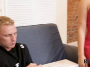 RIM4K. After playing twister babe excited chick attacks guy's anus with her tongue 3/16