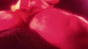 Masturbating with a very red look