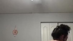 Daddy´s Slut bends over to twerk her FAT latina ass until you CUM