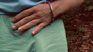 Teasing myself in the woods