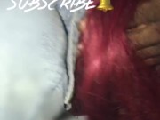 Getting a blowjob from a red head in the back seat 🤤💋💦 1/16