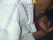 Getting a blowjob from a red head in the back seat 🤤💋💦 12/16