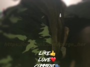 He had to watch his girlfriend suck my dick 💋💦. He was mad 😡 13/16