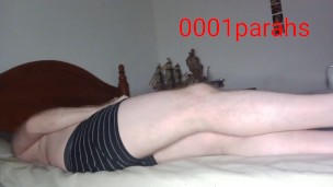 Morning Handjob and huge cumshot