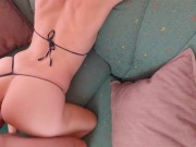 DOGGYSTYLE FUCK IN BIKINI, big ass, moaning, sexy swimwear, cumshot - Ela Stance 4/16