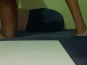 Step sis riding my dick till we both cum