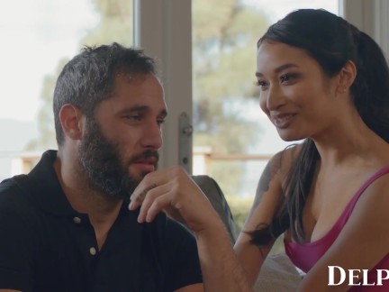 Delphine Films- Petite Avery Black Takes A Hard Fuck From Her Dad's Security Guard