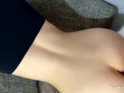 Husband Watches, Jerks Off and Eats Cum After Wife Gets A Big Load From Stranger 6/16